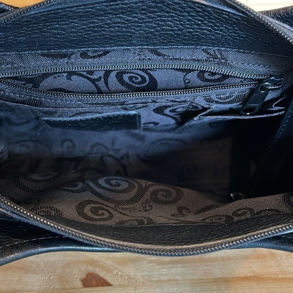 Brighton Signature Canvas and Black Croc Bag - Picture 9 of 14